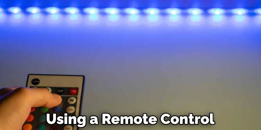 Using a Remote Control