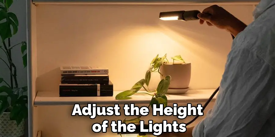 Adjust the Height of the Lights