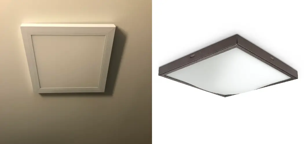 How to Remove Square Light Cover