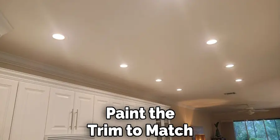 Paint the Trim to Match