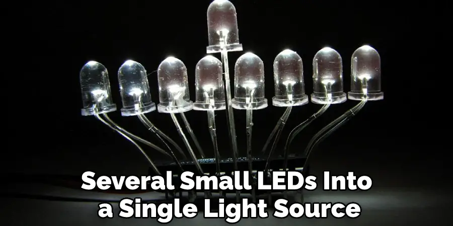 Several Small LEDs Into a Single Light Source