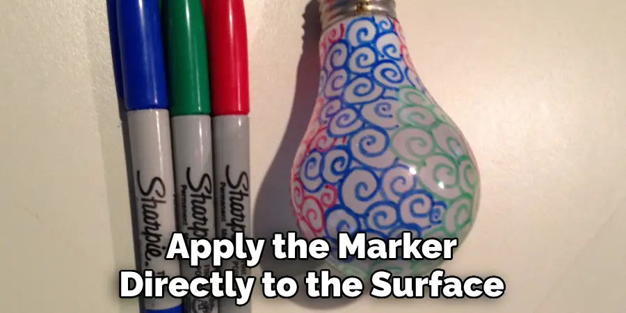 Apply the Marker Directly to the Surface