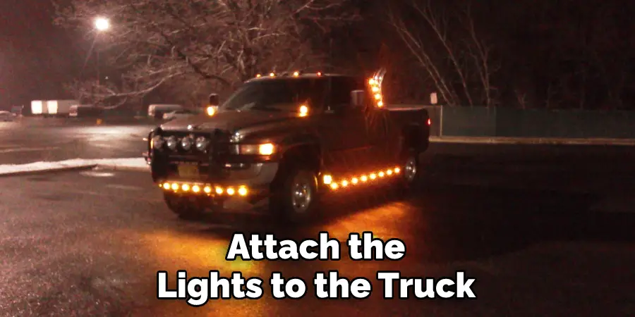 Attach the Lights to the Truck