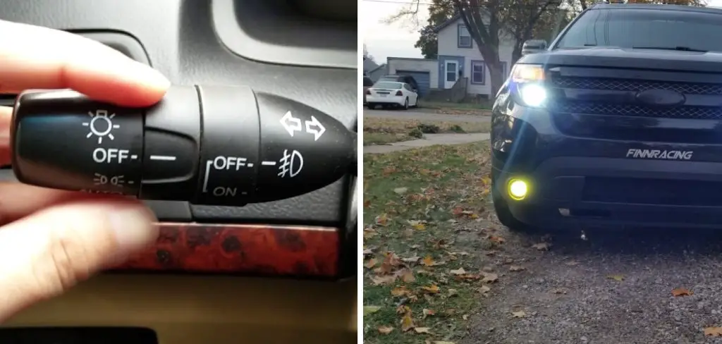 How to Turn on Fog Lights Ford Flex