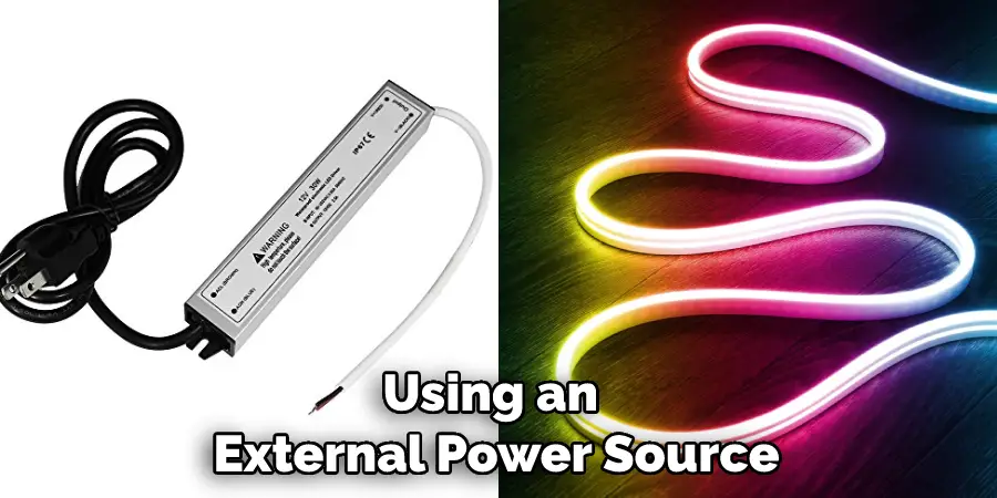 Using an External Power Source
