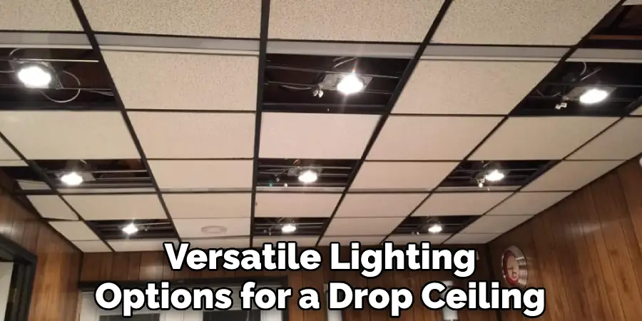 Versatile Lighting Options for a Drop Ceiling