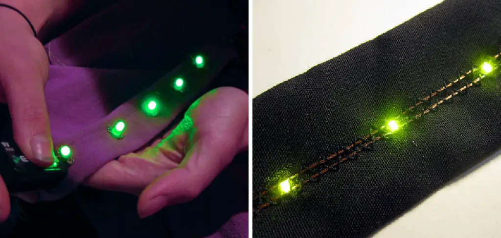 How to Sew Led Lights Into Fabric