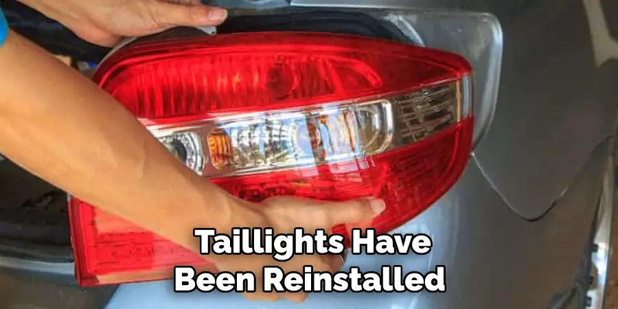 Taillights Have Been Reinstalled