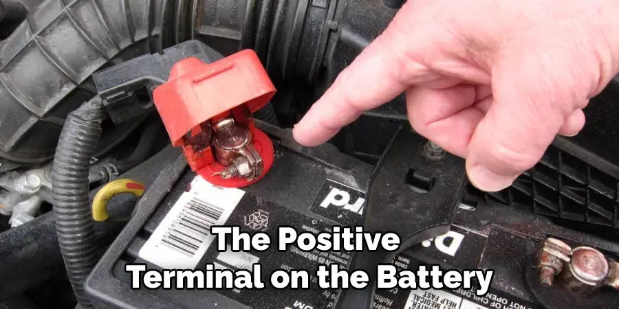 The Positive Terminal on the Battery