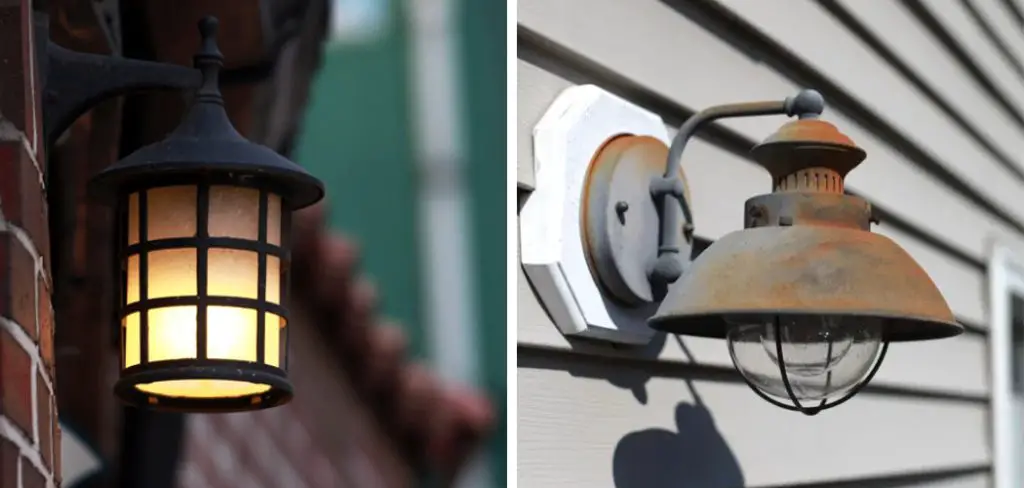 How to Remove Rust From Outdoor Light Fixture