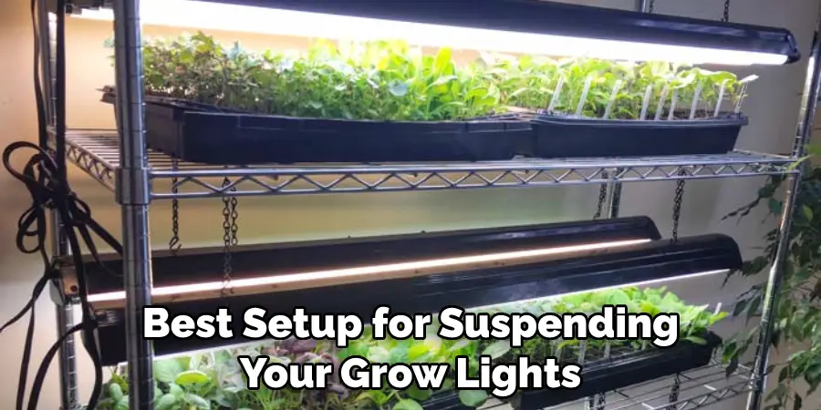 best setup for suspending your grow lights