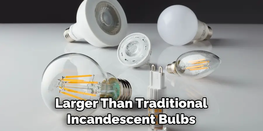 Larger Than Traditional Incandescent Bulbs