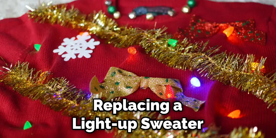 Replacing a Light-up Sweater