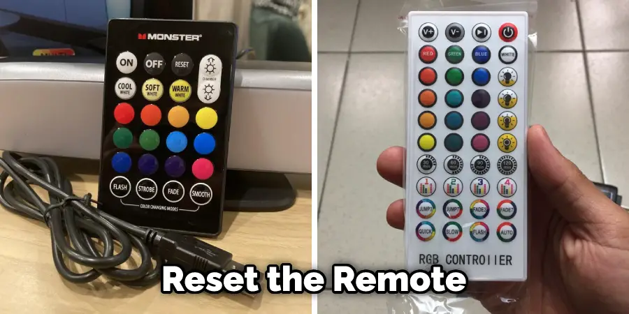 Reset the Remote