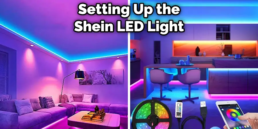 Setting Up the Shein LED Light