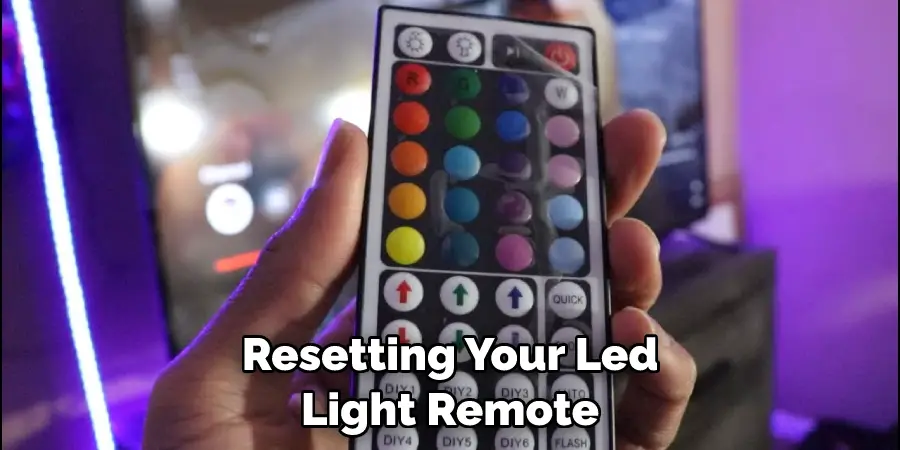 Resetting Your Led Light Remote