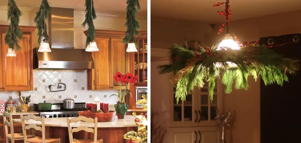 How to Decorate Kitchen Pendant Lights for Christmas