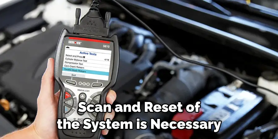 Scan and Reset of the System is Necessary