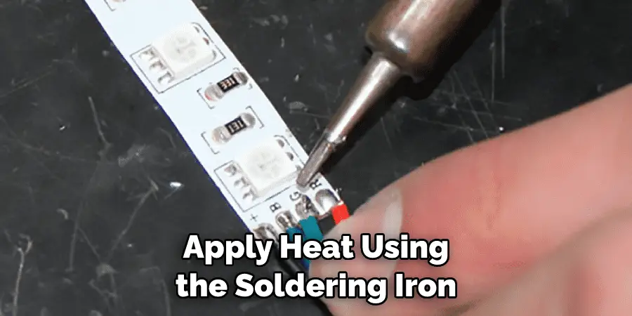 Apply Heat Using the Soldering Iron