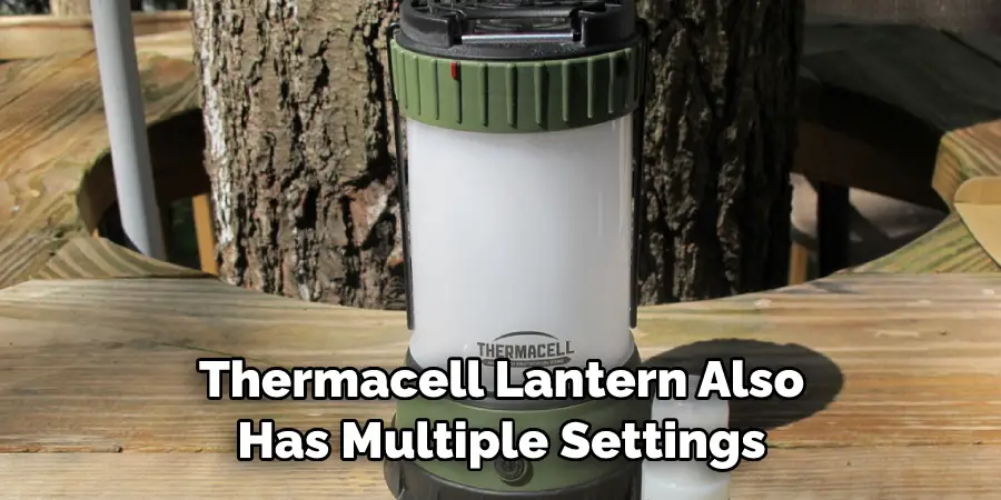 Thermacell Lantern Also Has Multiple Settings