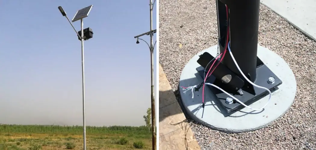 How to Install Solar Light Pole