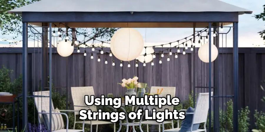 Using Multiple Strings of Lights